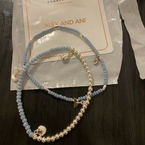 Alex and Ani double stretch anklet